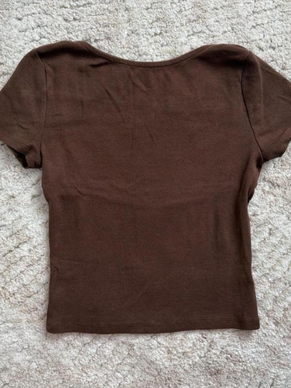 Zine Brown Crop Top